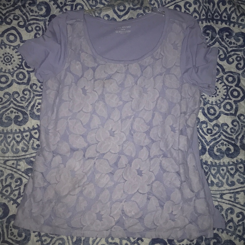 Lane Bryant Flower shirt